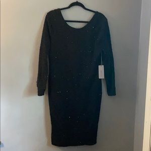 Black Fitted Jennifer Lopez Dress